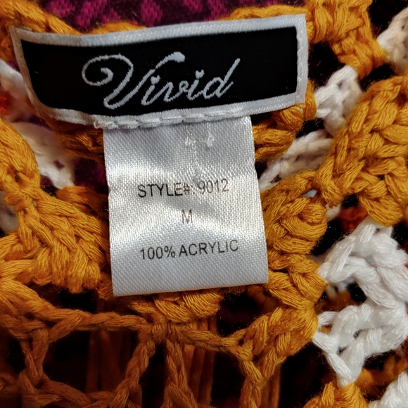 Boho Crochet crop top. - Picture 3 of 5